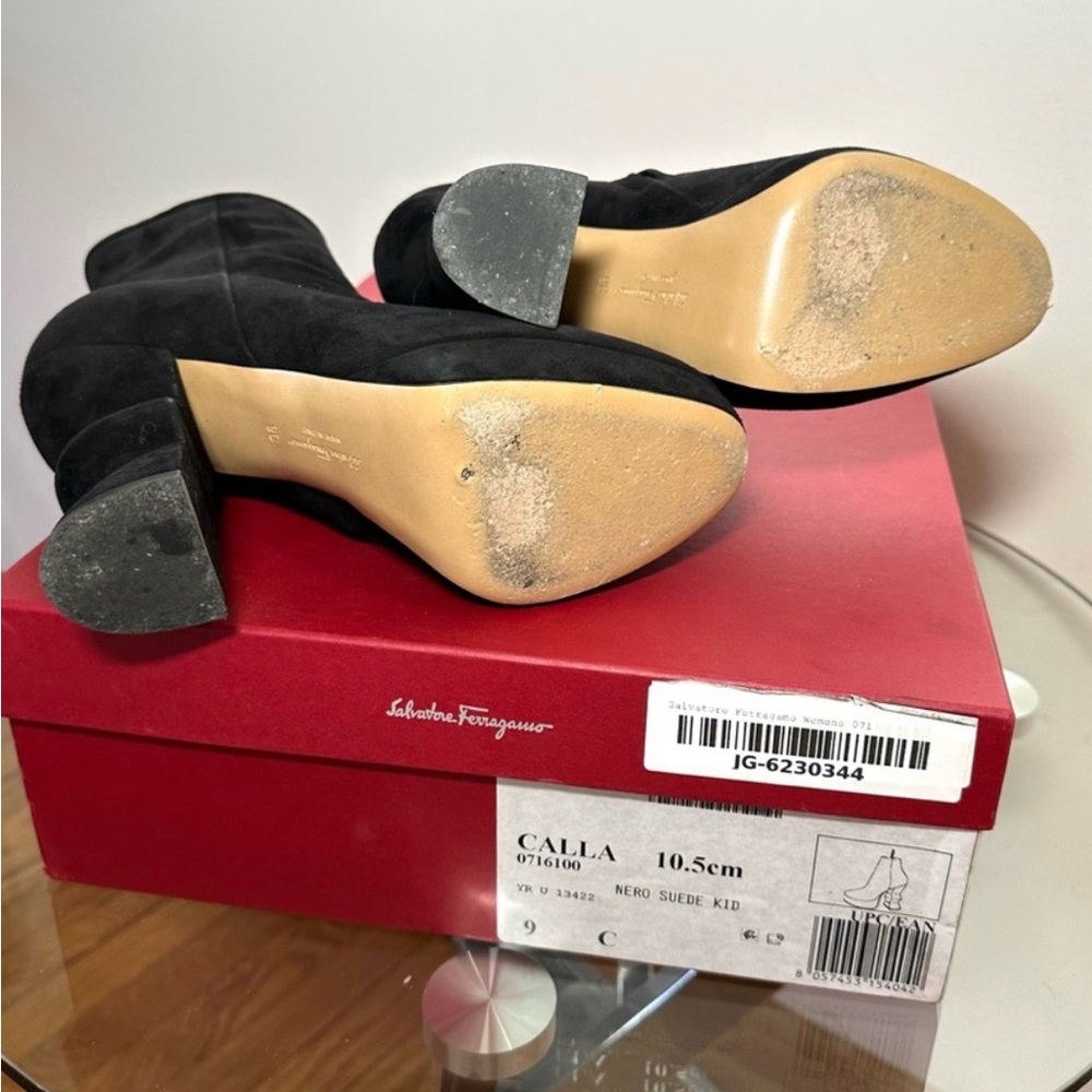 Authentic Salvatore Ferragamo Platform Boots - Picture 5 of 5
